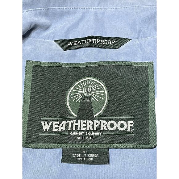 Wetherproof. Vintage Blue Windbreaker Jacket Size XL - Picture 4 of 16